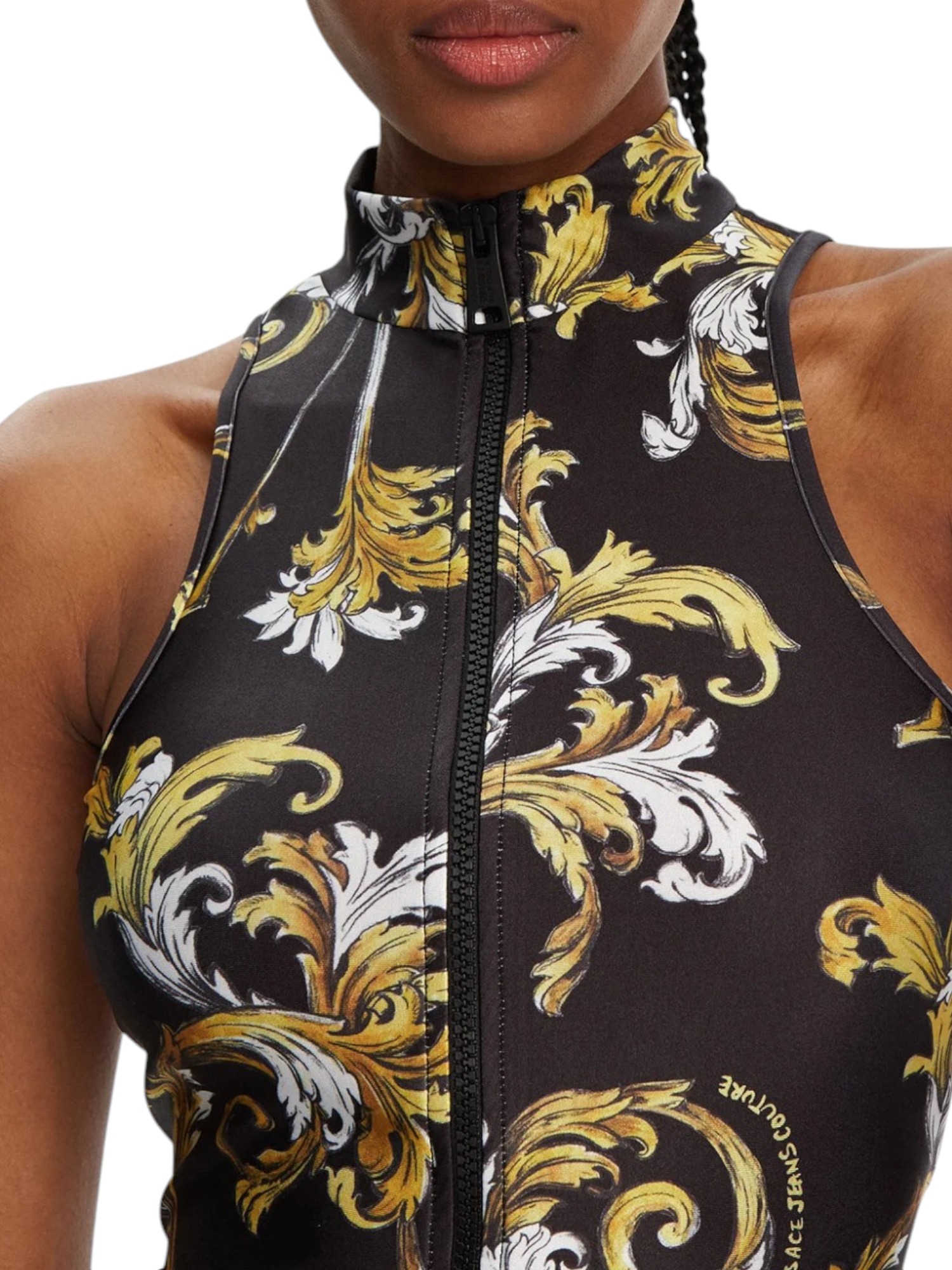 All-over baroque print jumpsuit - VERSACE JEANS COUTURE